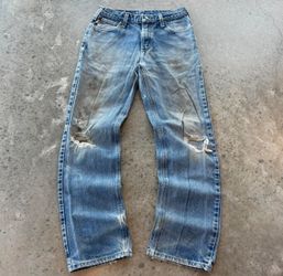 Vintage 2000s Y2K distressed carhartt jeans