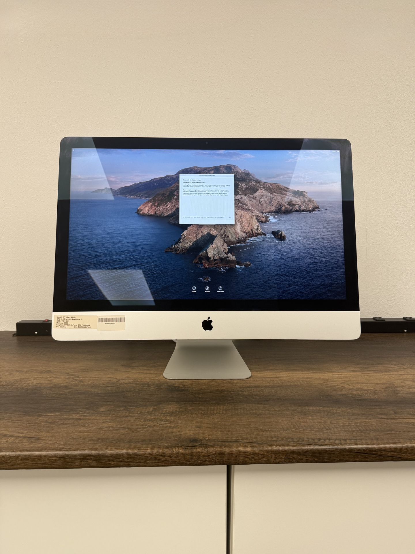 iMac 27 inch 32GB RAM*1TB HDD*3.5Ghz Intel Quad Core i7