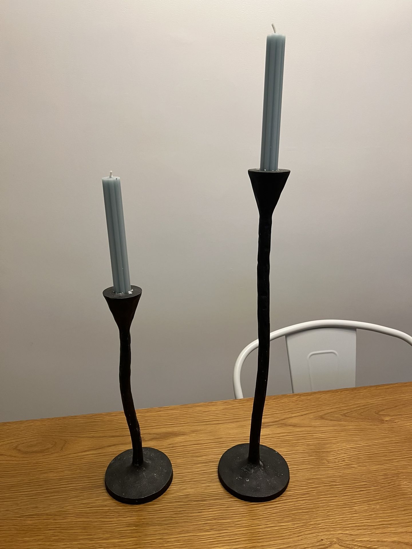 Potterybarn Petaluma Taper Candle Holder Set Of Two.