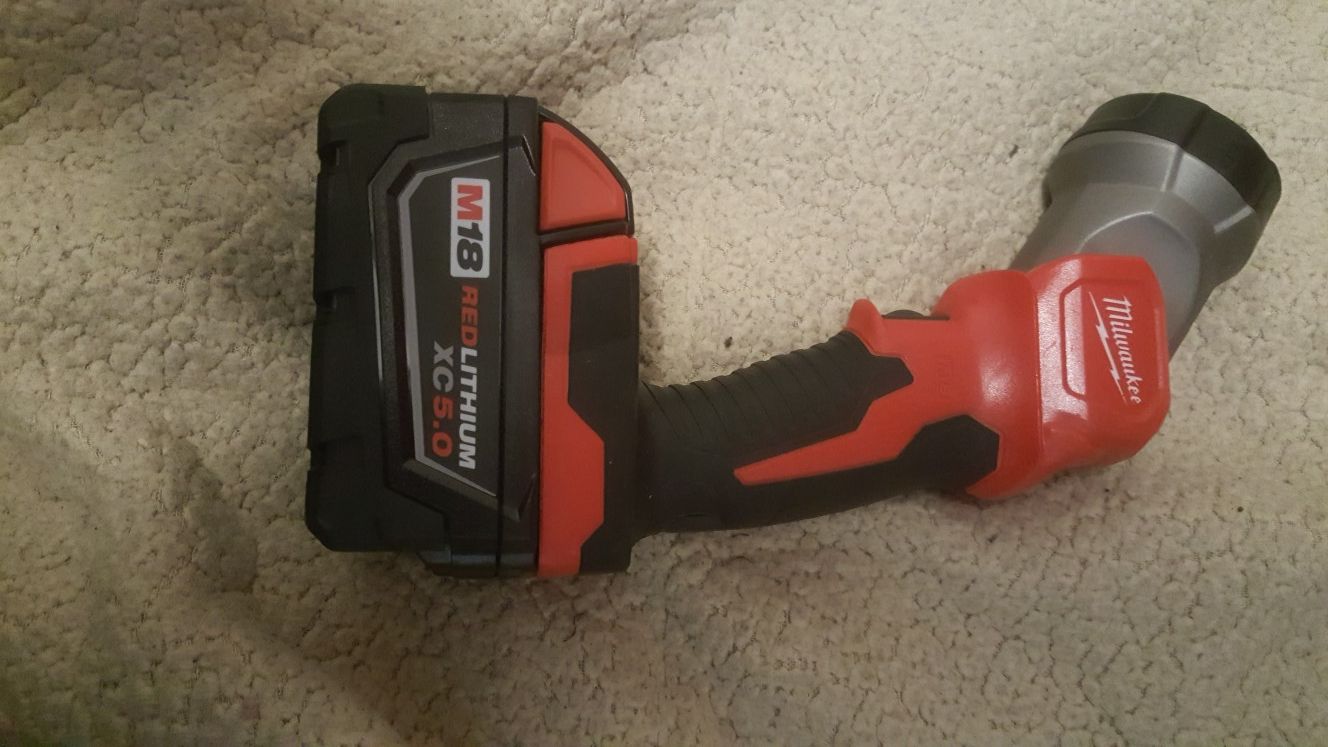 Brand new leg flashlight with new 5.0 battery