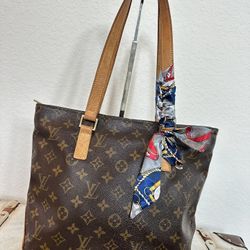 Louis Vuitton Cabas Piano Monogram Shoulder Bag 