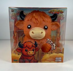Highland Cow Squishy Toy Animal Stress Relief Sensory Viral Squishy Toy PPNC NEW