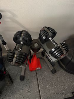 Nautilus Adjustable Dumbbells with Stand