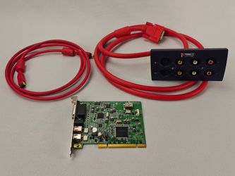 Pinnacle Systems BIGBEN PCI Video Capture Card + blueBOX Breakout Box w/ Cables - DV / Analog