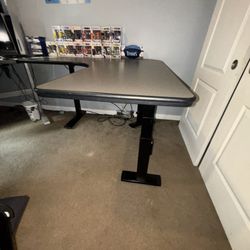 58 Inch L Shaped Electric Standing Desk Height Adjustable Computer Gaming Desk