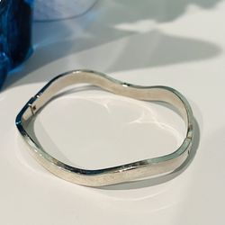 925 Silver Wave Bracelet 