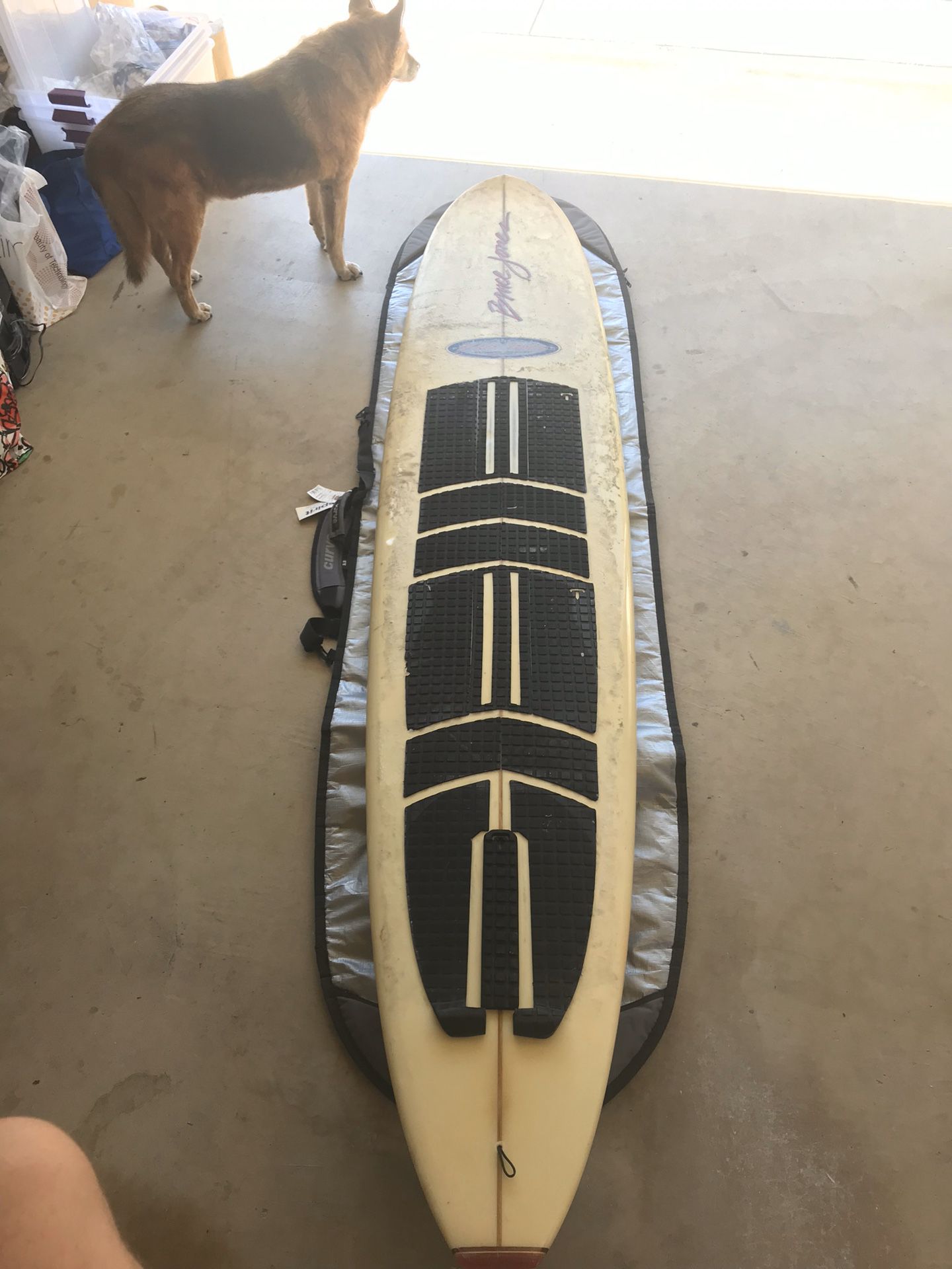 9’6 Bruce Jones Longboard Surfboard