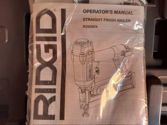 Straight Finish Nailer