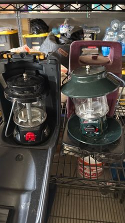 Coleman gas lanterns