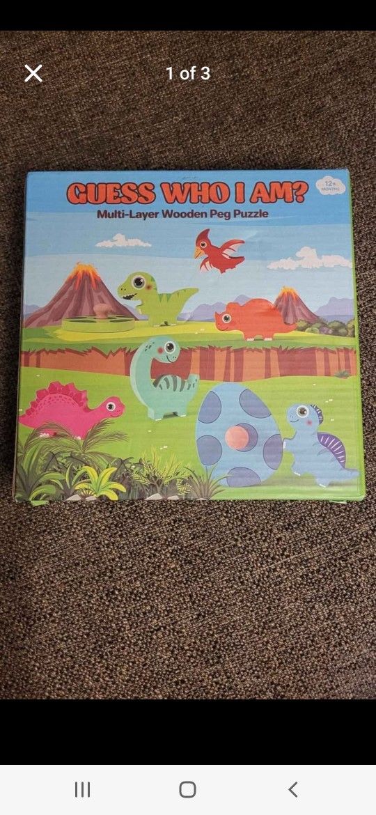 Wooden Puzzle For 12+months