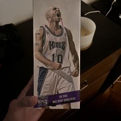 Mike Bibby "The Shot" Sacramento Kings bobblehead.