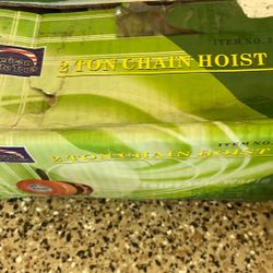 2 ton chain hoist