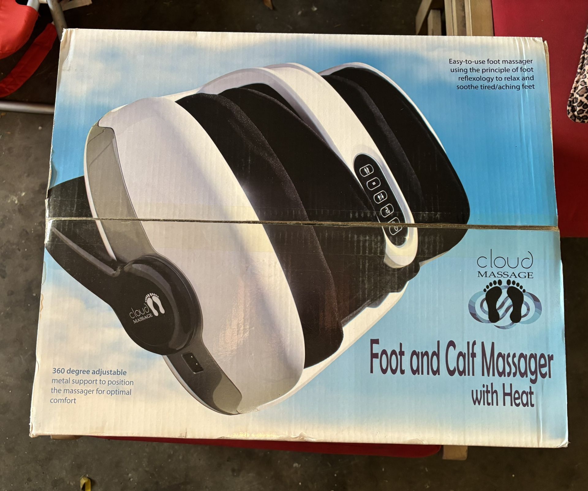 Foot & Calf Massager- Heat-Still In Unopened Box