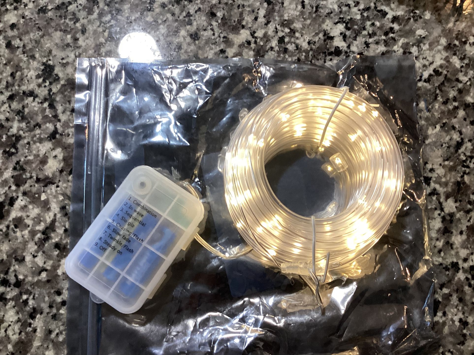 Soft white rope light battery operated