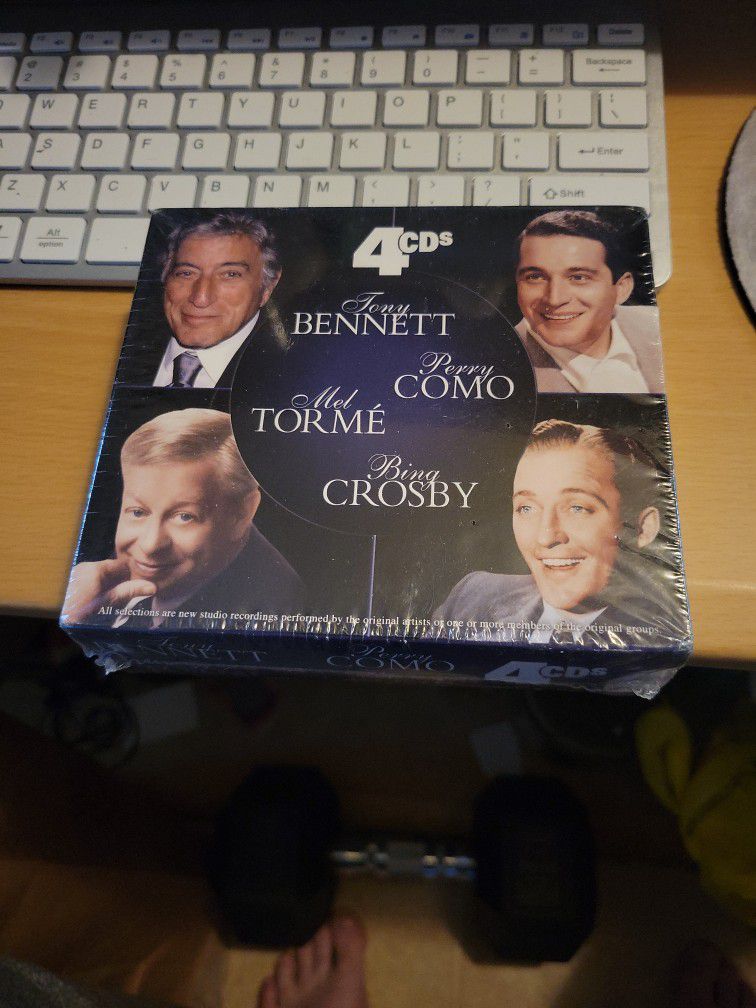 2005 Platinum Disc 4 Cds Tony Bennett/Mel Torme/Perry Como/Bing Cosby New Sealed
