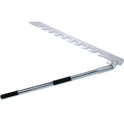 42 Inch Folding Ice Saw with Enhanced Cutting Edge,for Ice Fishing,Lgloo,Ice House,Camp,5mm Thick Steel Saw, Easy to Cut Thick Ice,Silvery