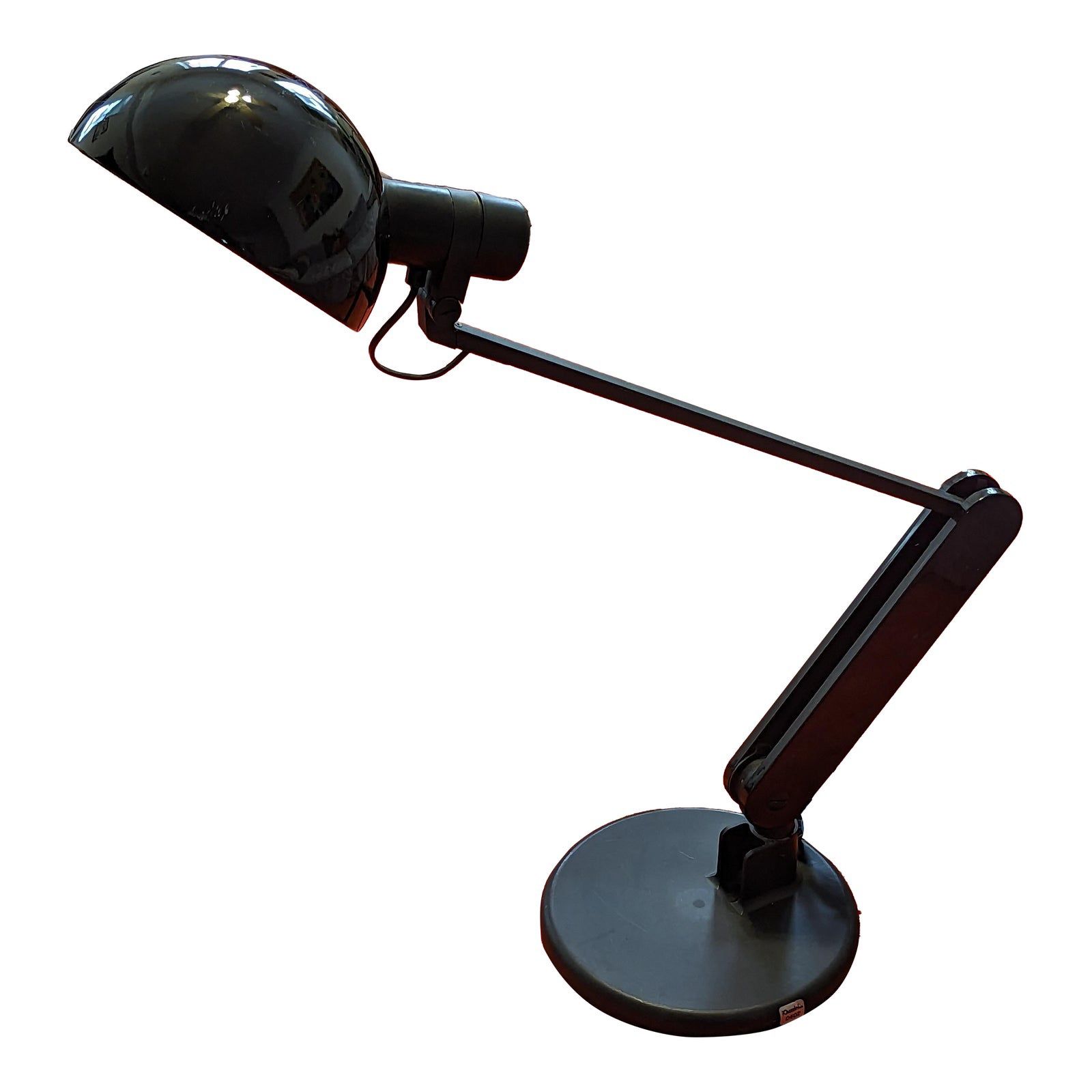 Vintage 1982 Praxi Table Lamp in Black