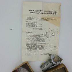 GM Ignition Lock And Key