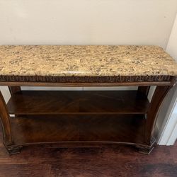 Wood Console Table 