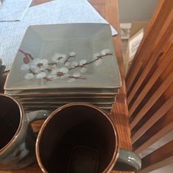 Pottery Barn Cherry Blossom Dinnerware 