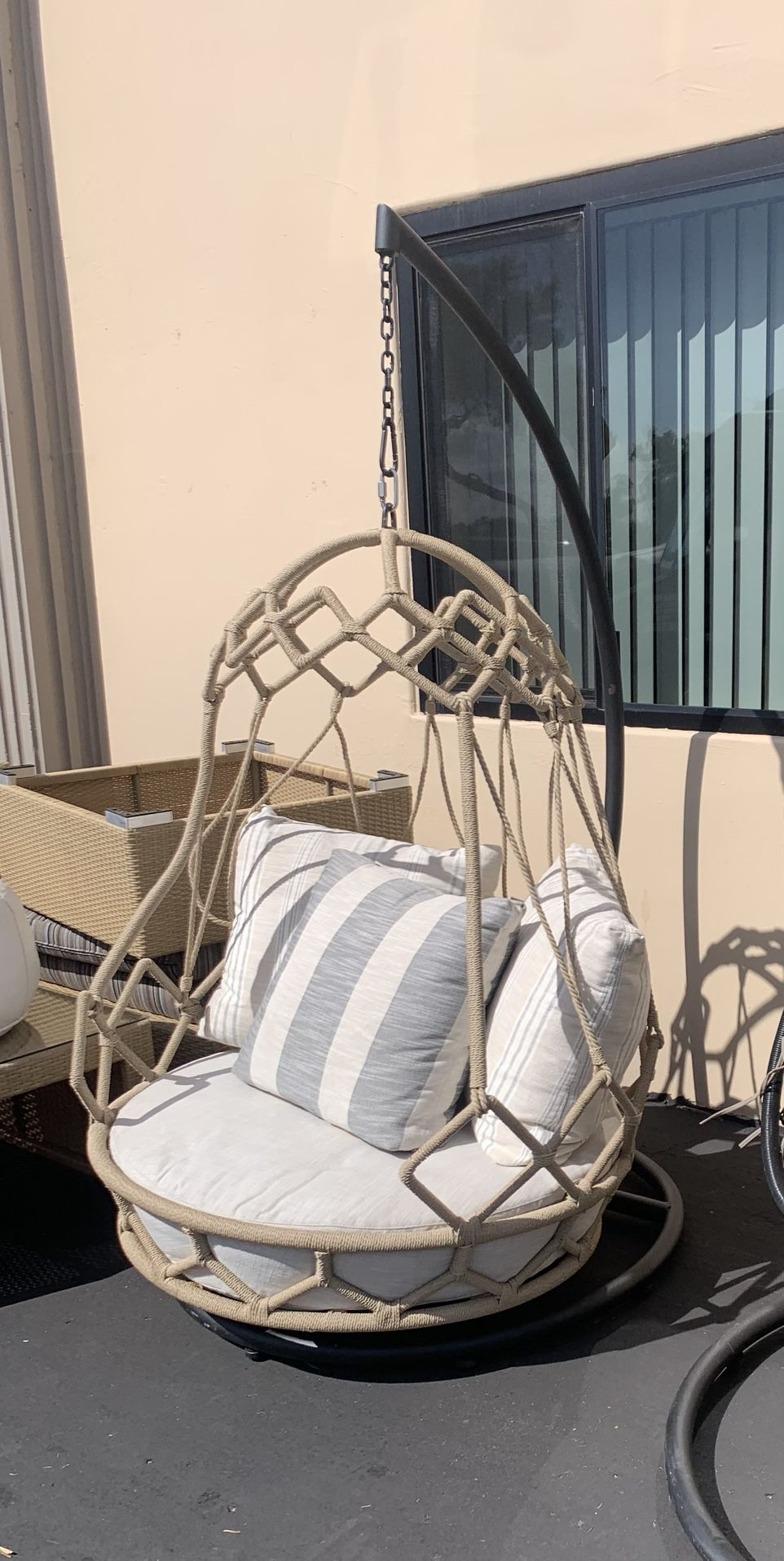 Arhaus hanging chair sale