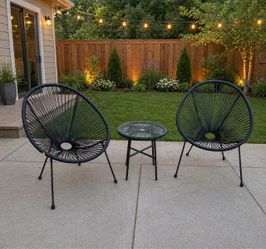 3pc Acapulco bistro set for balconies
