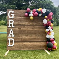 Wooden backdrop 8 Ft X 8 Ft