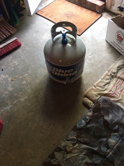 Full propane tank