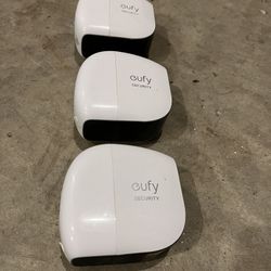 Eufy Outdoor Security Cameras Model E (Mounting Equipment, Charger And Homebase Not Included)