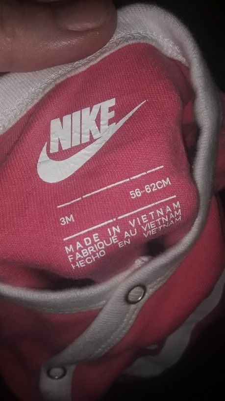 Baby Girl Nike Onsie