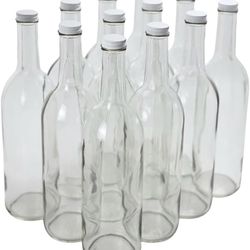 Glass Bottles 12 Count - 
