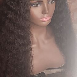 24 Inch 5x5 Water Wave Closure Wig