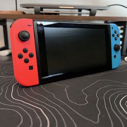 Nintendo Switch With Custom Back