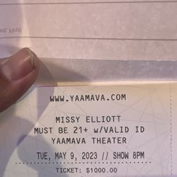 Missy Elliott Tickets