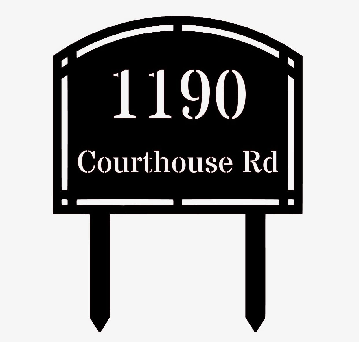 24x24 Metal Custom Yard Signs