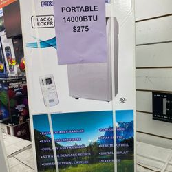 Black Decker Portable Air Conditioner 14000BTU