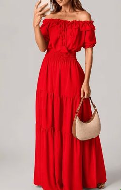 Red dress size medium