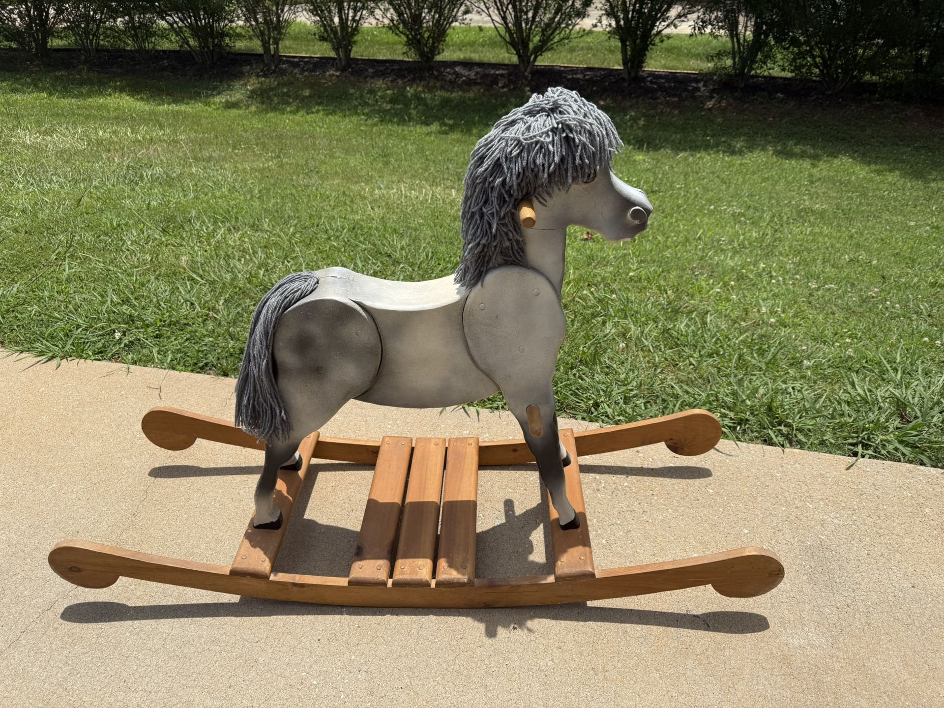 Wood Rocking Horse