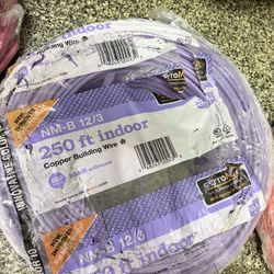 250 ft. 12/3 Purple Solid Romex SLiPWire Copper NM-B Wire
