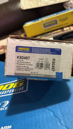 2x MOOG K80497 steering and suspension stabilizer sway bar link kit.