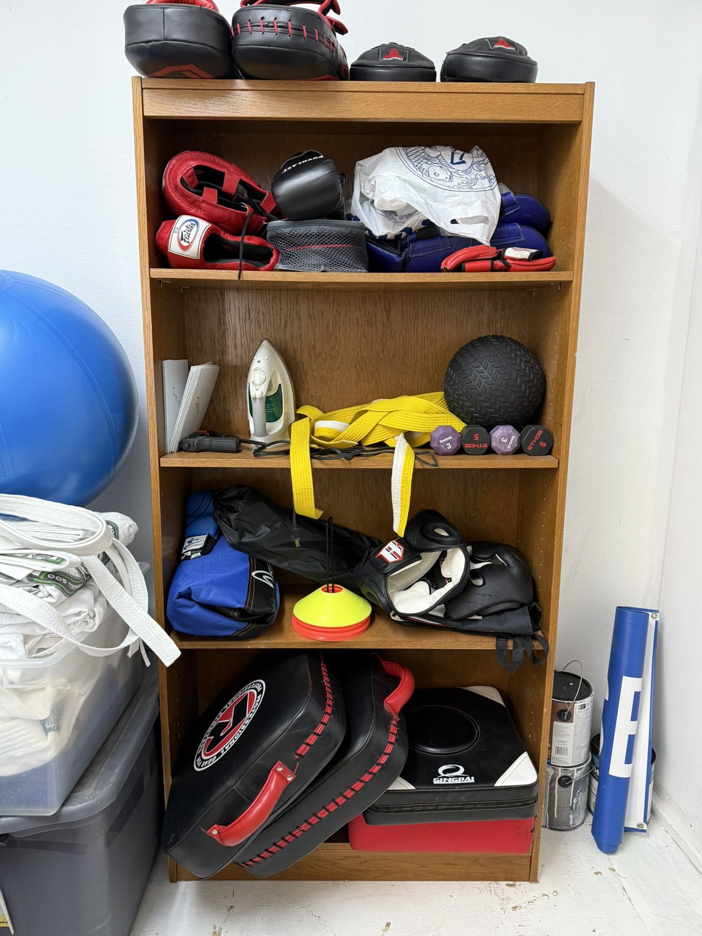 Wood Bookshelf / Shelving Unit