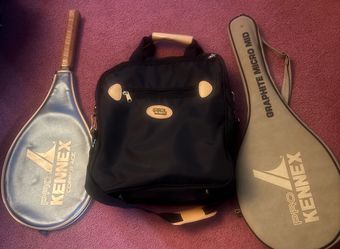 Pro Kennex Tennis Rackets, covers,and carrying  bag