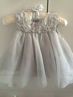 First impressions silver dress