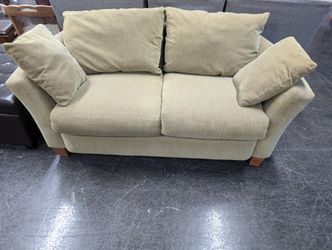 Vintage Rowe Furniture Interline Loveseat in Olive Green