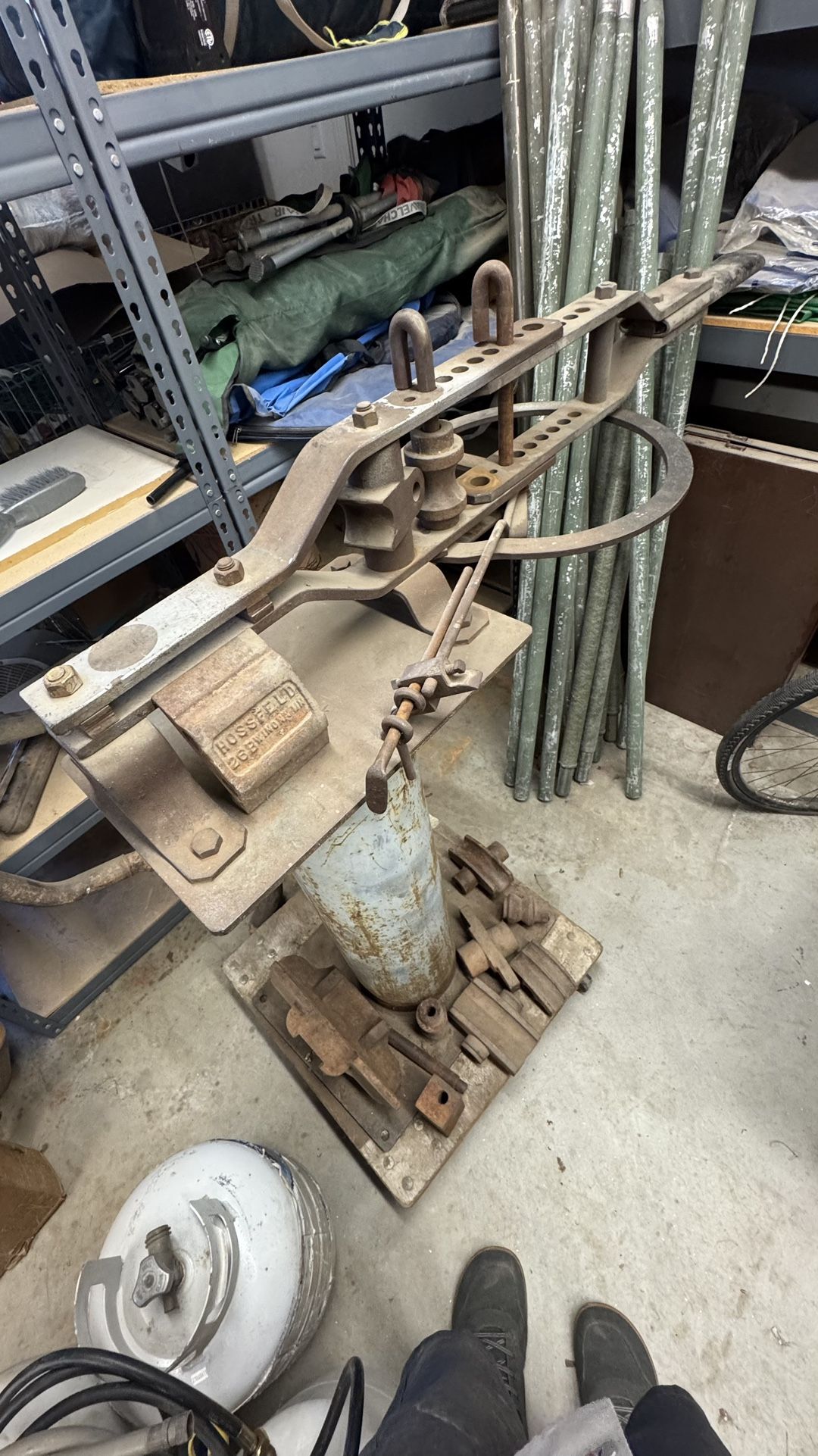 Hossfeld Universal Iron Pipe Bender Size No 2