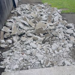 Free broken concrete