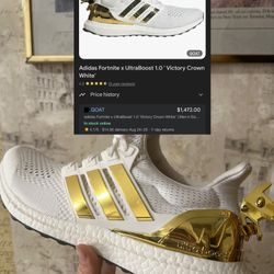 Adidas Ultra Boost Fortnite Size 12.5