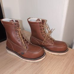  Duradero Waxhaw Moc Composite Toe Unlined 8 inch  Mens size 8 wide Work Boot