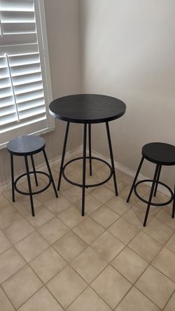 Table and chairs