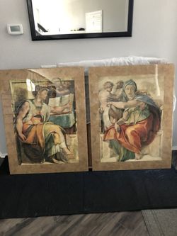 LARGE  FRAMED  ART 
